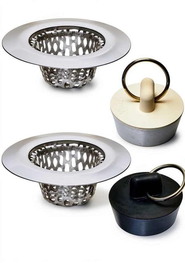 Hilltop Products Sink Strainer Stainless Steel 4-Pack-0