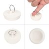 Opzour Bathtub Stoppers Durable Rubber Drain Plug Set-5