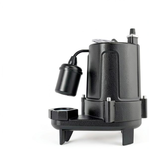 LANCHEZ Cast Iron Sewage Pump 53ft Lift Automatic-1