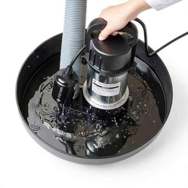 FOTING Sewage Pump 1HP 5600GPH Cast Iron Stainless Steel-2