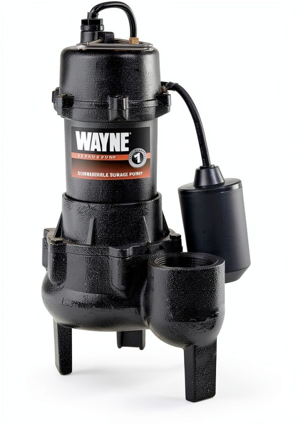 Wayne Cast Iron Sewage Pump Submersible 1 HP RPP50-6