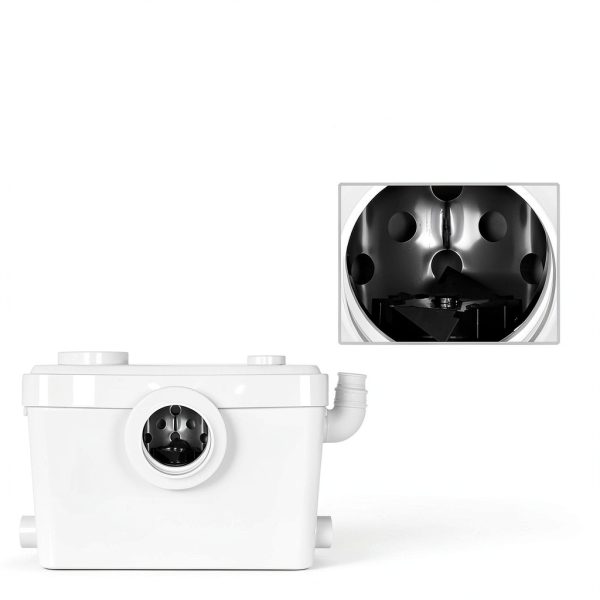 TRUPOW Sewage Pump White Polypropylene Above Ground 600W-3