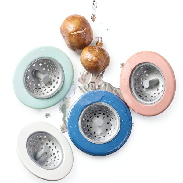 Silicone Sink Strainer Removable Modern Kitchen Drain-7