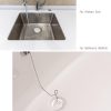 Opzour Bathtub Stopper Rubber Drain Plug Stainless Steel-4