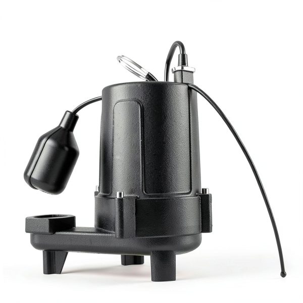 LANCHEZ Cast Iron Sewage Pump 53ft Lift Automatic-3