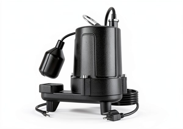 LANCHEZ Cast Iron Sewage Pump 53ft Lift Automatic-8