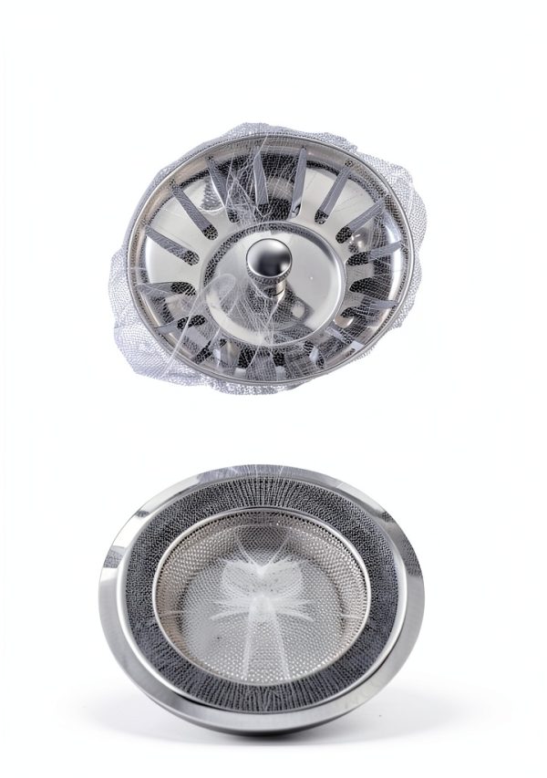 CHIAOJIHE Kitchen Sink Filter Anti Clogging Disposable White-5