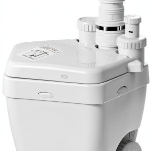 MixBubole Utility Sink Pump White Polypropylene Automatic-0