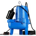 FOTING Sewage Pump Cast Iron 15HP 9000GPH Blue-0