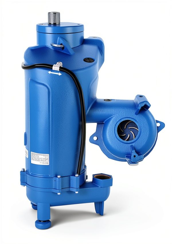 FOTING Sewage Pump Cast Iron 15HP 9000GPH Effluent Pump-4