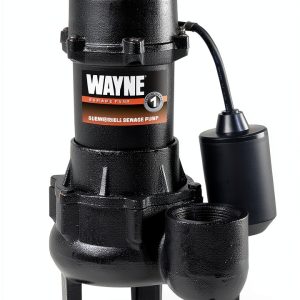 Wayne Cast Iron Sewage Pump Submersible 1 HP RPP50-0