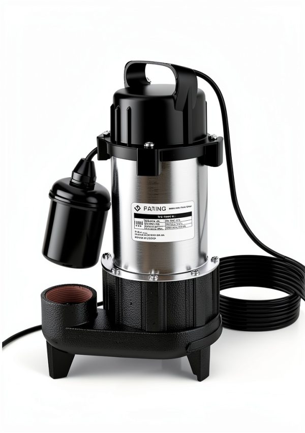 FOTING Sewage Pump 1HP 5600GPH Cast Iron Stainless Steel-6