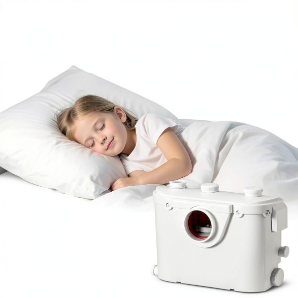 MixBubole Macerator Pump White Polypropylene Automatic 26FT-7