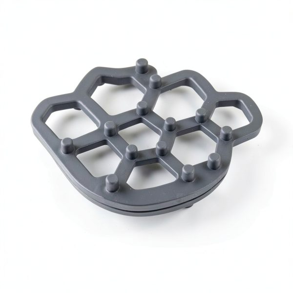 Inchoco Silicone Sink Protector Light Gray Center Drain Mat-2