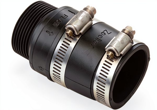 Kohler Sewage Pump Rubber Coupling Stainless Steel Clamps-1