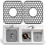 Silicone Sink Mat Bestjing Kitchen Sink Protector Non Slip-0