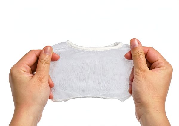 CNSZNAT Sink Strainer Bag Anti Clogging Disposable White-2