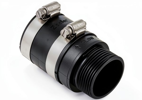 Kohler Sewage Pump Rubber Coupling Stainless Steel Clamps-0