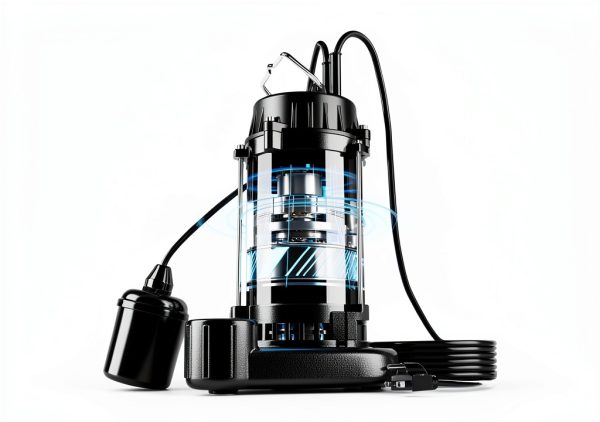 FOTING Sewage Pump 6000GPH Cast Iron Stainless Steel-5