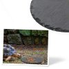 Reptile Basking Rock Exircy Slate Platform for Turtles 5.9x5.9 Inch-5