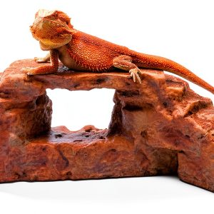 Rock Arch Reddish Brown Habitat Accessory by Carolina Custom Cages 19"-0