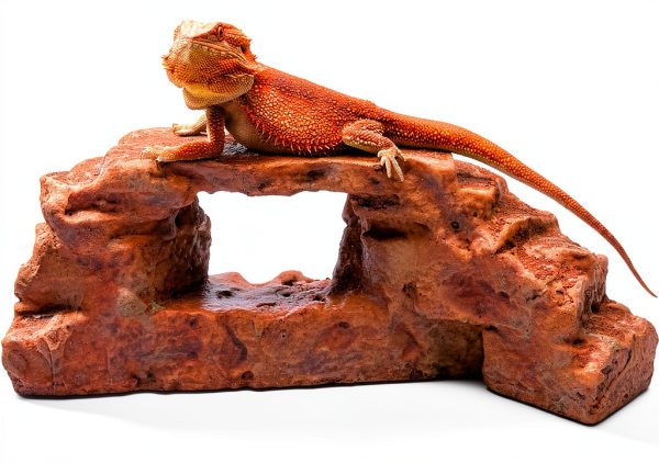 Rock Arch Reddish Brown Habitat Accessory by Carolina Custom Cages 19"-0