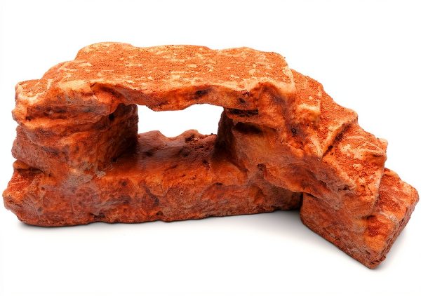 Rock Arch Reddish Brown Habitat Accessory by Carolina Custom Cages 19"-1