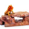 Rock Arch Reddish Brown Habitat Accessory by Carolina Custom Cages 19"-6