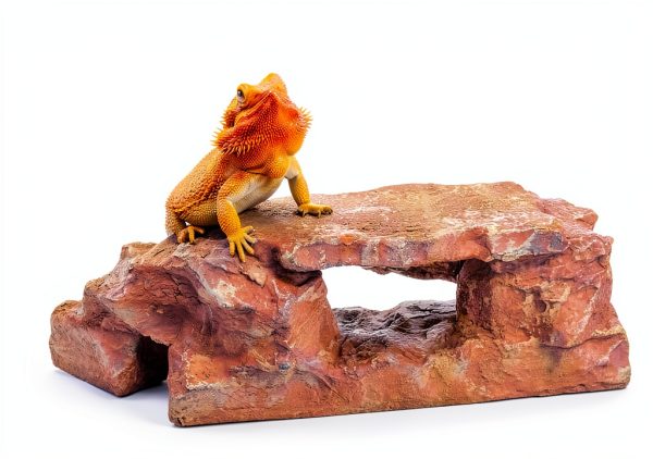 Rock Arch Reddish Brown Habitat Accessory by Carolina Custom Cages 19"-6