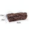 Tfwadmx Turtle Basking Platform, Turtle Dock, Resin Turtles Basking Rock with Suction Cups for Juvenile Turtles, Frogs, Crabs, Geckos, Snakes (Brown)-3