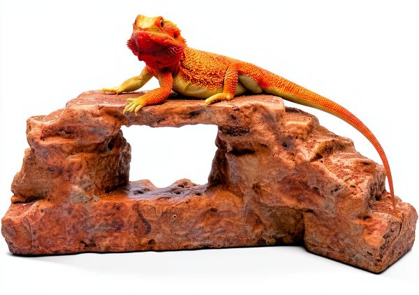 Rock Arch Reddish Brown Habitat Accessory by Carolina Custom Cages 19"-8