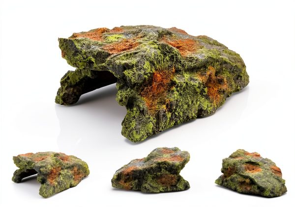Reptile Cave Hideout and Basking Platform Paoleju Rock 7.9x5.9x3.1-1
