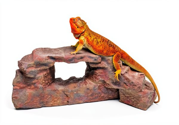Rock Arch Reddish Brown Habitat Accessory by Carolina Custom Cages 19"-2