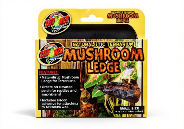 Naturalistic Terrarium Mushroom Ledge ZOO MED Rock 4.5x7" Perch-1