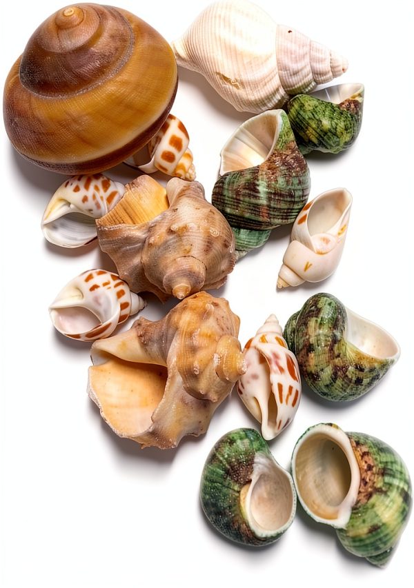Natural Hermit Crab Shell Set CHINGE ZHI Small to Medium Seashells-1