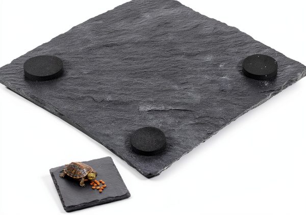 Slate for Tortoise 3.9x3.9 Natural Slate Basking Platform by Alrhso-5