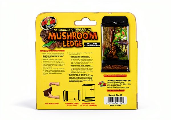 Naturalistic Terrarium Mushroom Ledge ZOO MED Rock 4.5x7" Perch-2