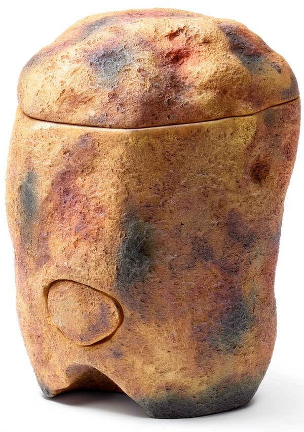 Navaris Reptile Cricket Feeding Rock Polyresin Stone Feeder with-5