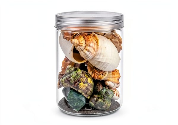 Natural Hermit Crab Shell Set CHINGE ZHI Small to Medium Seashells-3